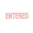 Dixon Stamp Entered Red Pre Inked